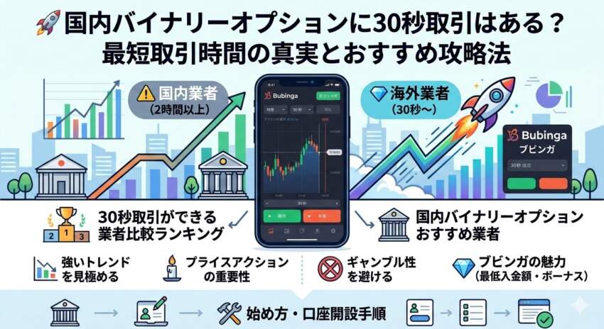 国内バイナリーオプション 30秒
