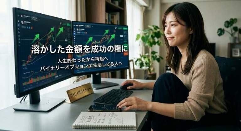 バイナリーオプション 溶かした金額